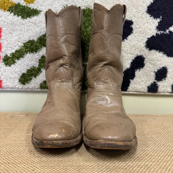 Nocona Boots, Ladies Tan Western Boots - Picture 3 of 3